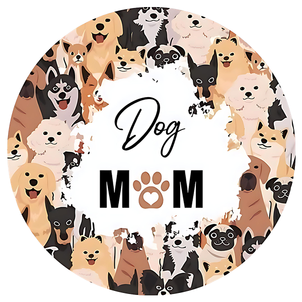 Dog mom 2Ceramic Car Coasters