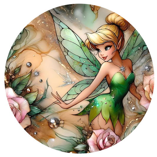 Flowers & Fairy Ceramic Car Coasters