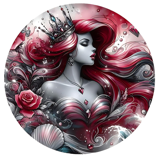 Red Princess Ceramic Car Coasters