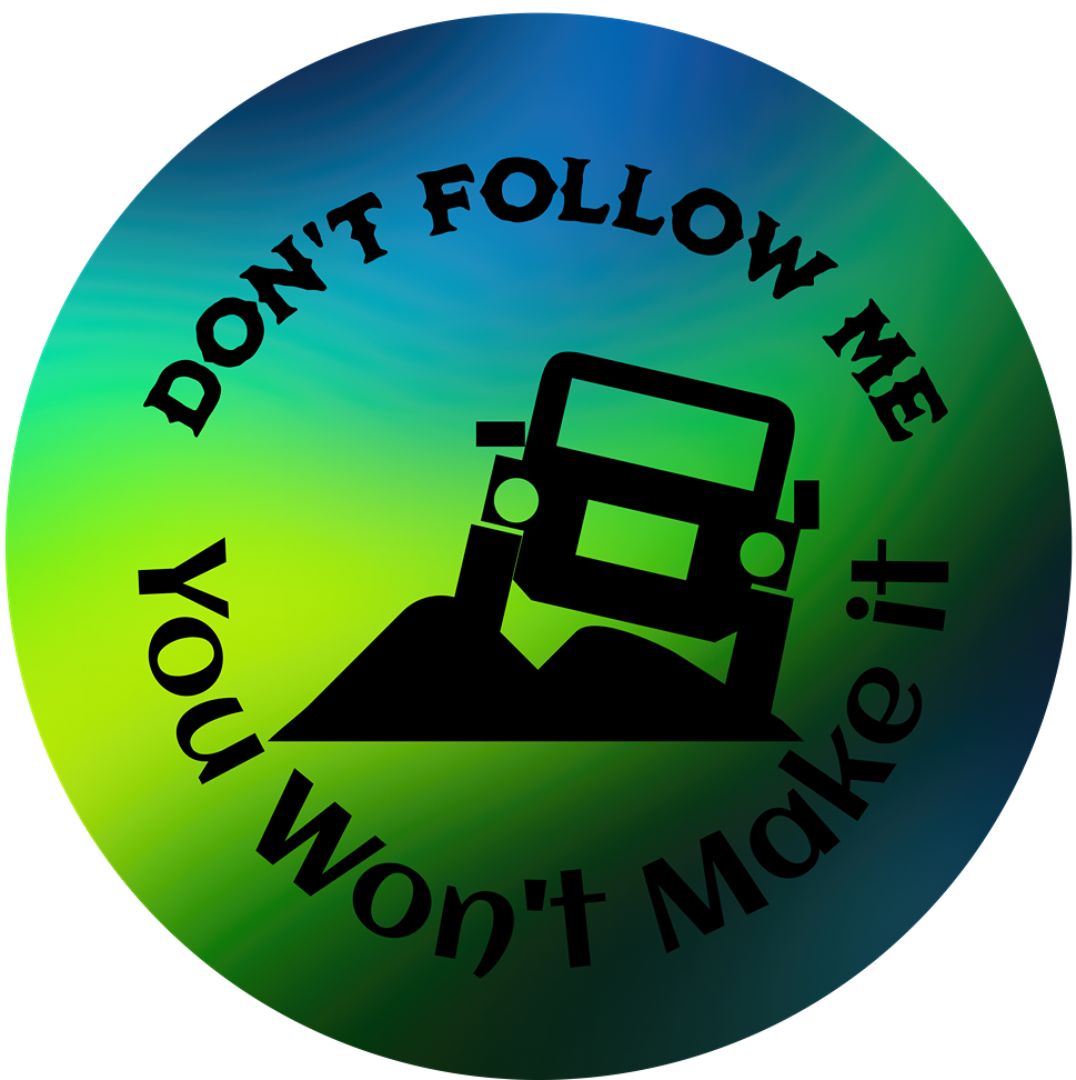 Don't Follow Me Ceramic Car Coasters