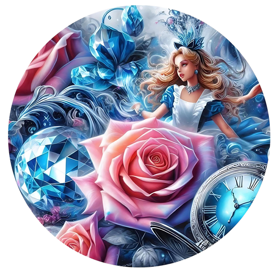 Alice's Flowers Ceramic Car Coasters