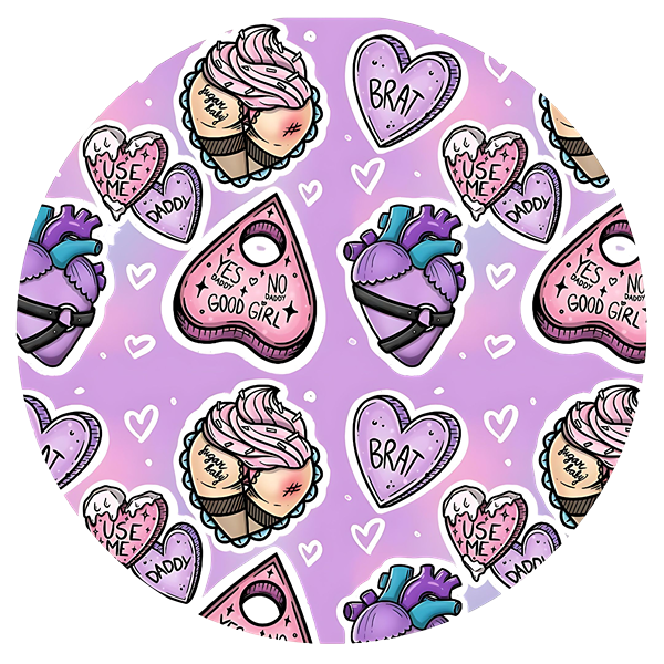 Good Girl XXX Ceramic Car Coasters