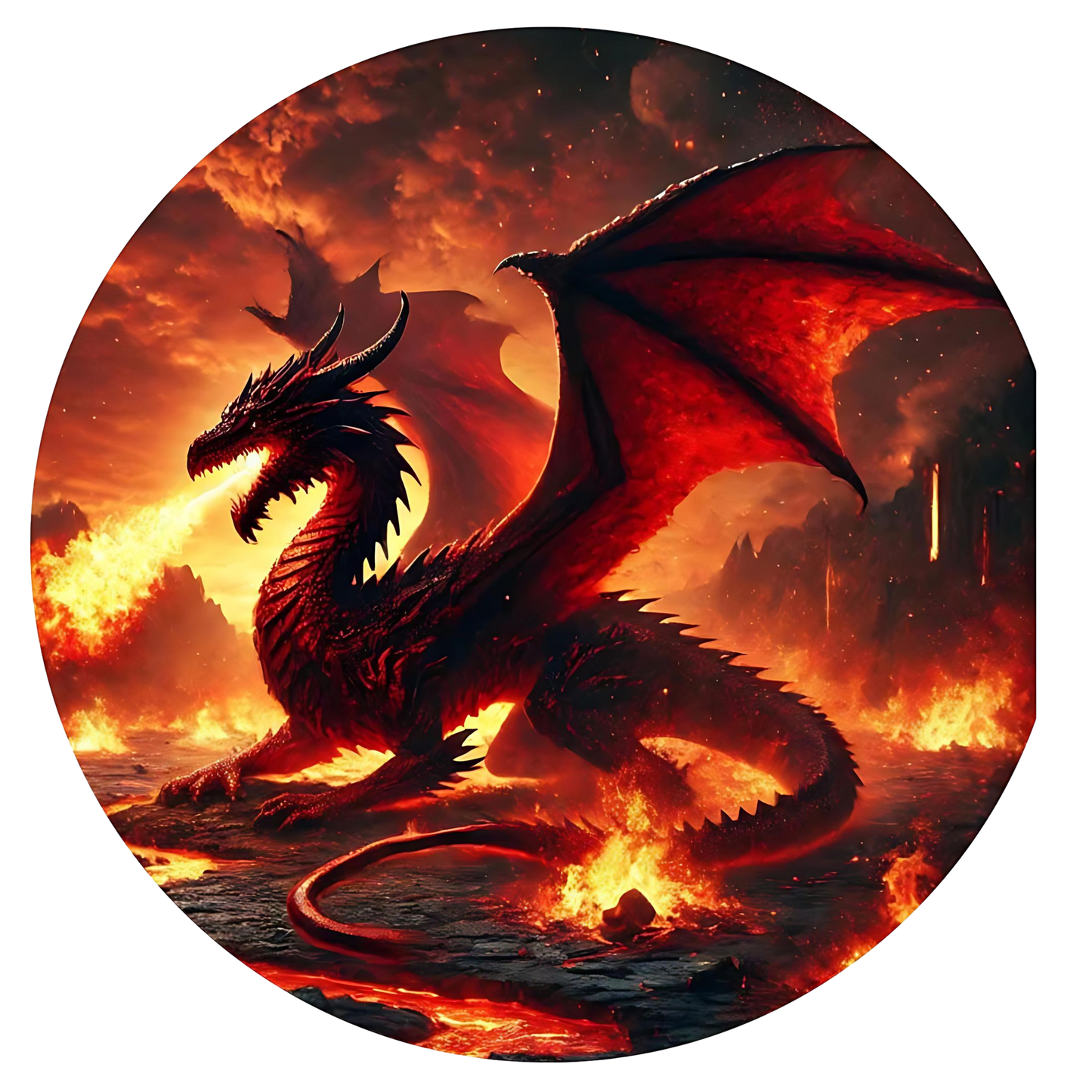 Dragon Ceramic Car Coasters