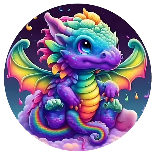 Western Dragon Ceramic Car Coasters